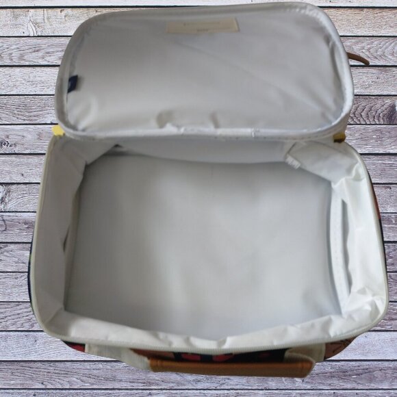 BOON SUPPLY Floral Insulated Lunch Bag Cooler With Handle Zip Around - Picture 4 of 5